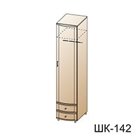Шкаф многоцелевой Дольче Нотте ШК-142 дуб беленый (арт.9375)